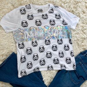 Star Wars Holographic Dark Side Darth Vader T sm